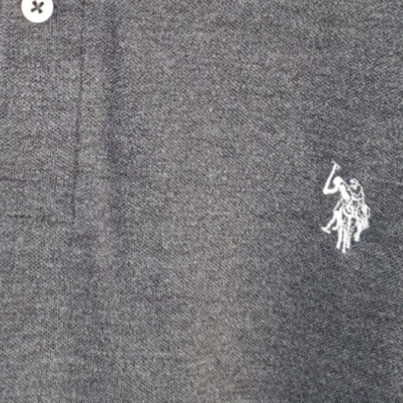 U.S. Polo Assn. Gray with White Logo Men's Size L - Picture 4 of 9